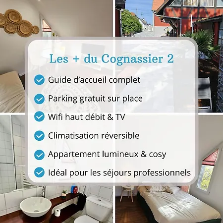 Les Cognassiers - Cosy & Equipe - Parking Gratuit - Professionnels & Familles شقة