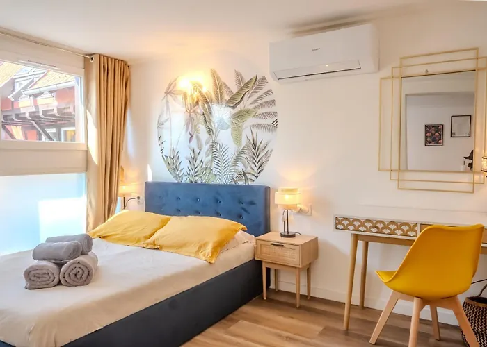 Les Cognassiers - Cosy & Climatisation - Parking Gratuit Lejlighed *