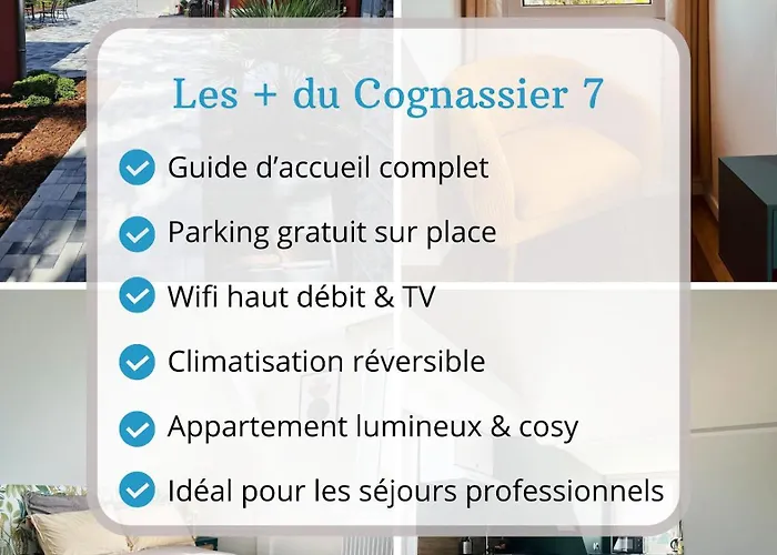 Les Cognassiers - Cosy & Climatisation - Parking Gratuit *