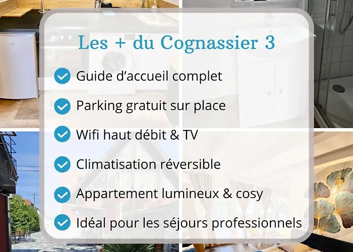 Les Cognassiers - Cosy & Climatisation - Parking Gratuit