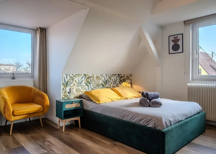 Les Cognassiers - Cosy & Climatisation - Parking Gratuit * Illkirch-Graffenstaden