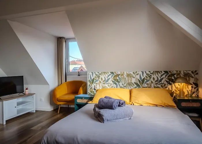 Lejlighed Les Cognassiers - Cosy & Climatisation - Parking Gratuit Illkirch-Graffenstaden